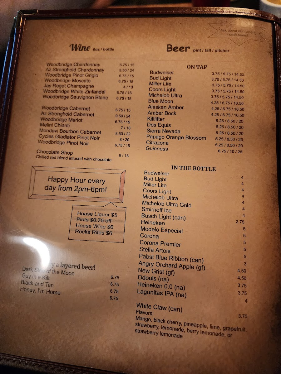 Menu Dirtwater Springs-5