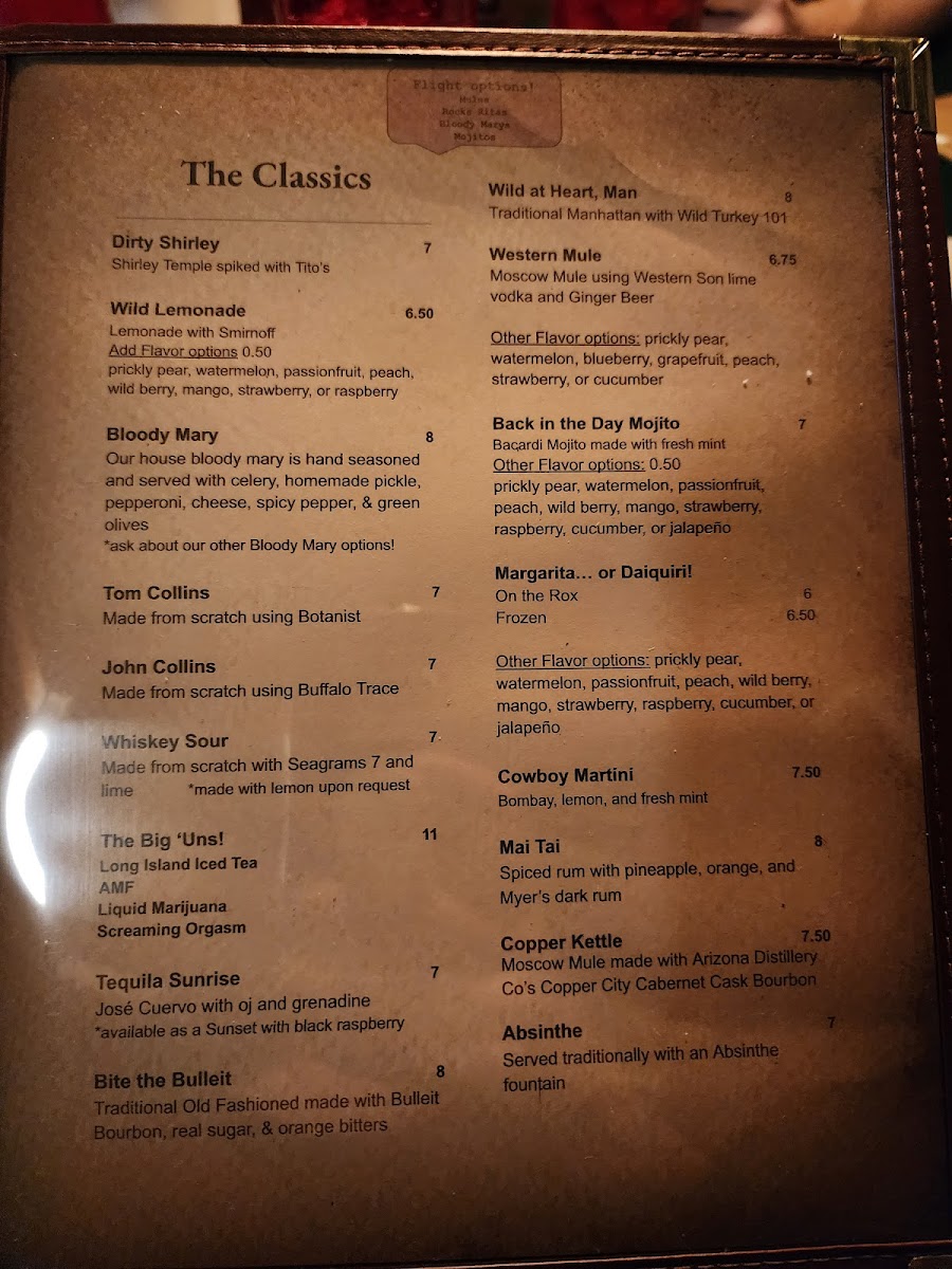 Menu Dirtwater Springs-6